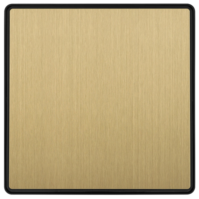 BG Evolve PCDSB13EB 20A 16AX 2 Way Single Intermediate Light Switch, Edge to Edge Rocker - Satin Brass (Black) - westbasedirect.com