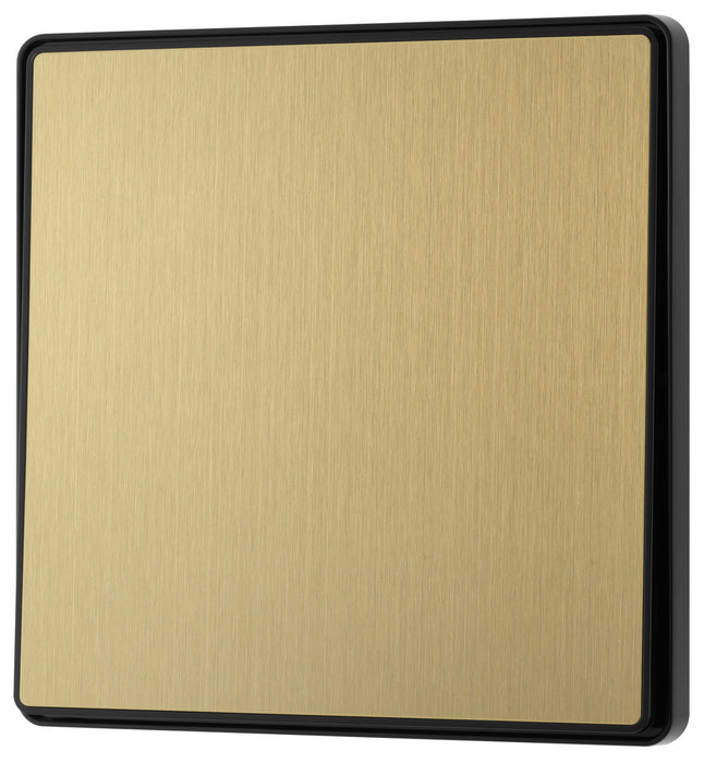 BG Evolve PCDSB13EB 20A 16AX 2 Way Single Intermediate Light Switch, Edge to Edge Rocker - Satin Brass (Black) - westbasedirect.com
