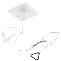 BG Part M PM803GR 45A DP + Neon Ceiling Switch, Grey Cord & Bangle