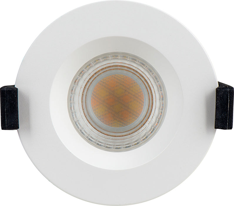 Luceco PTF6WCCT/10 FType Elite 4W/6W 750Lm Power Change & 4 Colour CCT 2700K/3000K/4000K/6000K Dimmable IP65 White - Flat (10 Pack) - westbasedirect.com