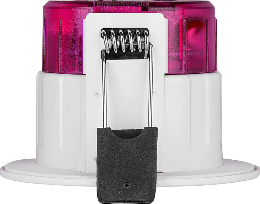 Luceco PTF6WCCT/10 FType Elite 4W/6W 750Lm Power Change & 4 Colour CCT 2700K/3000K/4000K/6000K Dimmable IP65 White - Flat (10 Pack) - westbasedirect.com
