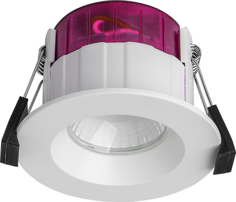 Luceco PTF6WCCT/10 FType Elite 4W/6W 750Lm Power Change & 4 Colour CCT 2700K/3000K/4000K/6000K Dimmable IP65 White - Flat (10 Pack) - westbasedirect.com