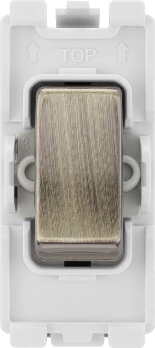 BG RAB12 Nexus Grid 20A SP 2-Way - Antique Brass - westbasedirect.com