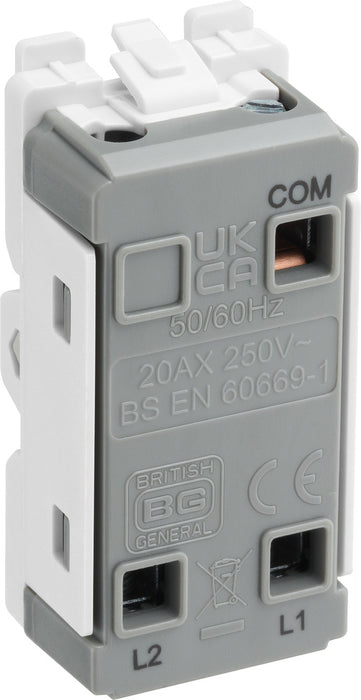 BG RAB12EL Nexus Grid 20A Secret Key SP 2-Way (EMG LTG TEST) - Antique Brass - westbasedirect.com