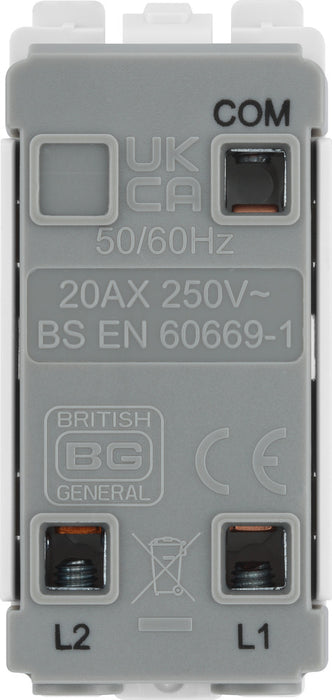 BG RAB12EL Nexus Grid 20A Secret Key SP 2-Way (EMG LTG TEST) - Antique Brass - westbasedirect.com