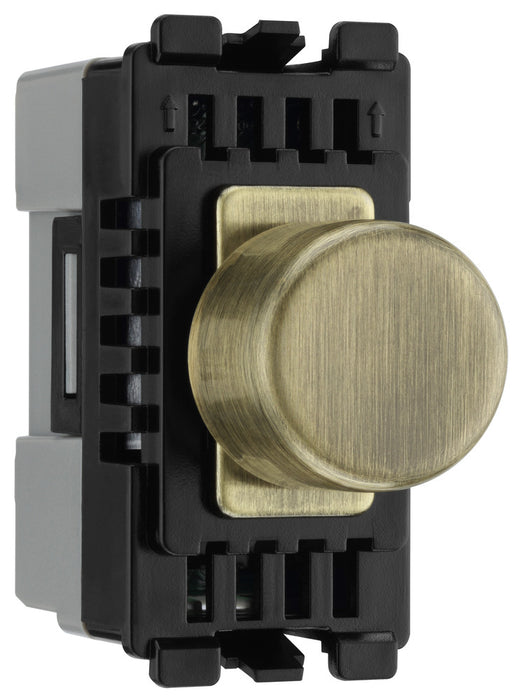 BG RABDLT Nexus Grid 2-Way Intelligent Dual Mode Dimmer Module - Antique Brass - westbasedirect.com