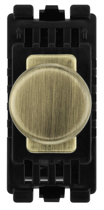 BG RABDLT Nexus Grid 2-Way Intelligent Dual Mode Dimmer Module - Antique Brass - westbasedirect.com
