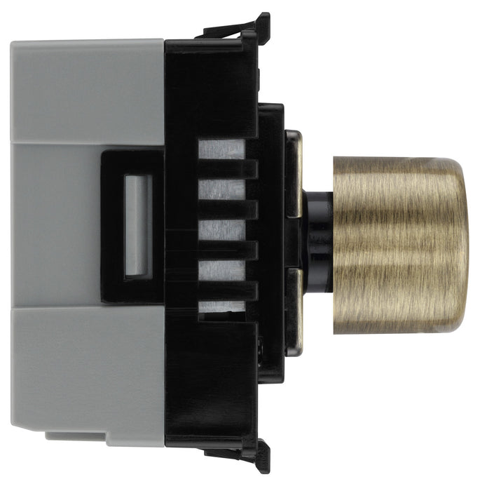 BG RABDLT Nexus Grid 2-Way Intelligent Dual Mode Dimmer Module - Antique Brass - westbasedirect.com