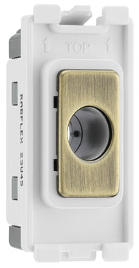 BG RABFLEX Nexus Grid Flex Outlet (up to 10mm) - Antique Brass