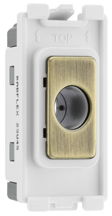 BG RABFLEX Nexus Grid Flex Outlet (up to 10mm) - Antique Brass - westbasedirect.com