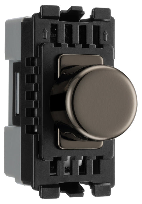 BG RBNDLT Nexus Grid 2-Way Intelligent Dual Mode Dimmer Module - Black Nickel - westbasedirect.com