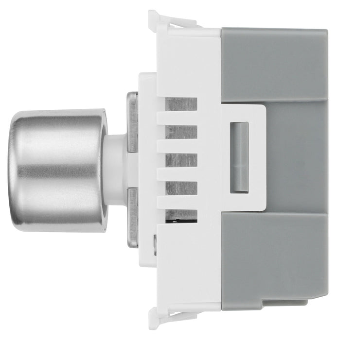 BG RBSDLT Nexus Grid 2-Way Intelligent Dual Mode Dimmer Module - Brushed Steel - westbasedirect.com