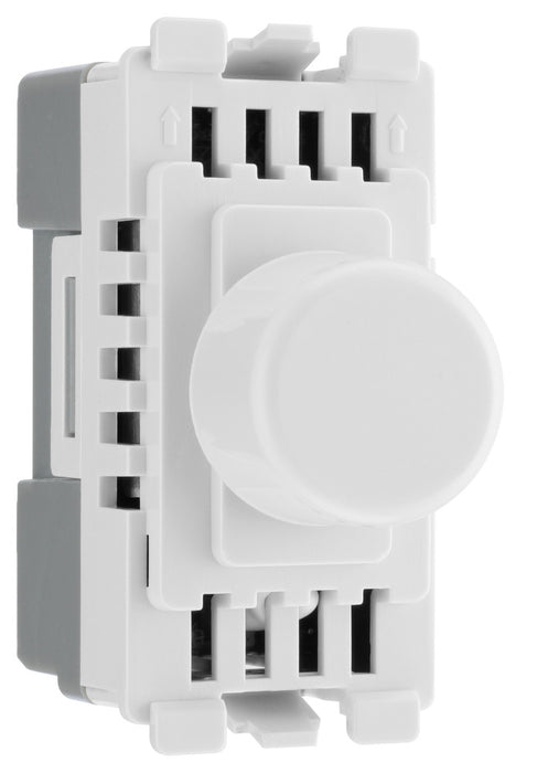 BG RDLT Nexus Grid 2-Way Intelligent Dual Mode Dimmer Module - White - westbasedirect.com