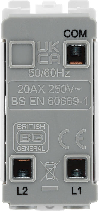 BG RFB12 Nexus Grid 20A SP 2-Way - Matt Black - westbasedirect.com