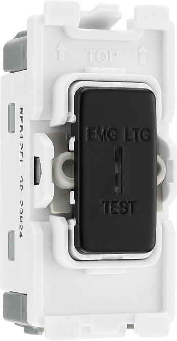 BG RFB12EL Nexus Grid 20A Secret Key SP 2-Way (EMG LTG TEST) - Matt Black - westbasedirect.com