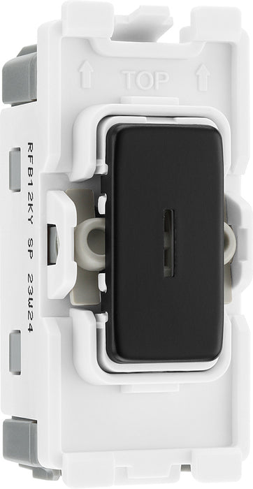 BG RFB12KY Nexus Grid 20A Secret Key SP 2-Way - Matt Black - westbasedirect.com
