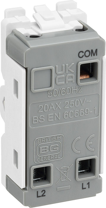 BG RFB12KY Nexus Grid 20A Secret Key SP 2-Way - Matt Black - westbasedirect.com