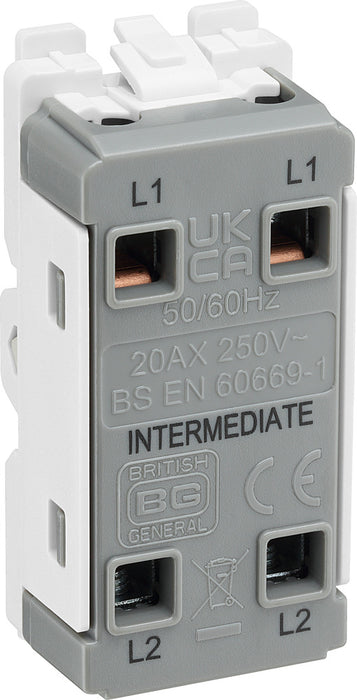 BG RFB13 Nexus Grid 20A Intermediate - Matt Black - westbasedirect.com