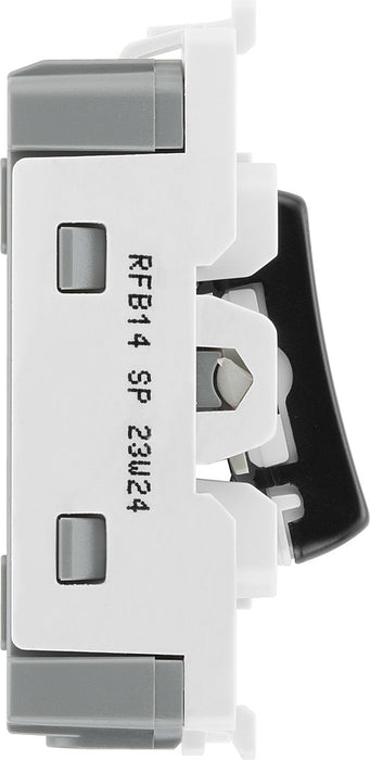 BG RFB14 Nexus Grid 20A SP 2-Way Retractive (PRESS) - Matt Black - westbasedirect.com
