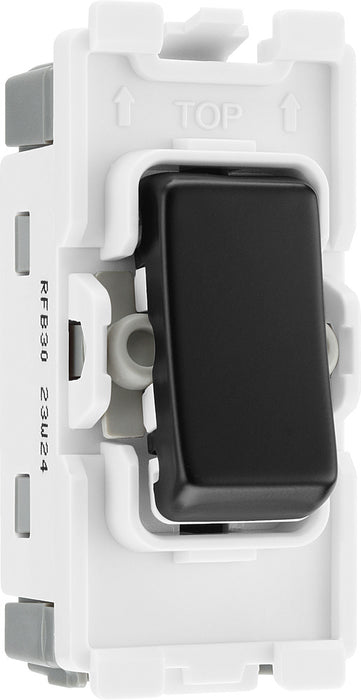 BG RFB30 Nexus Grid 20A DP - Matt Black - westbasedirect.com