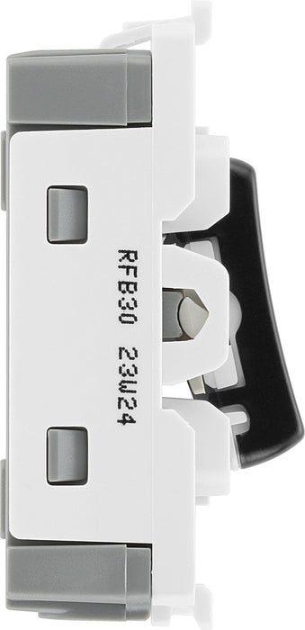 BG RFB30 Nexus Grid 20A DP - Matt Black - westbasedirect.com