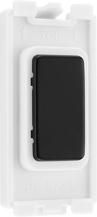 BG RFBBLNK Nexus Grid Blank Module - Matt Black - westbasedirect.com