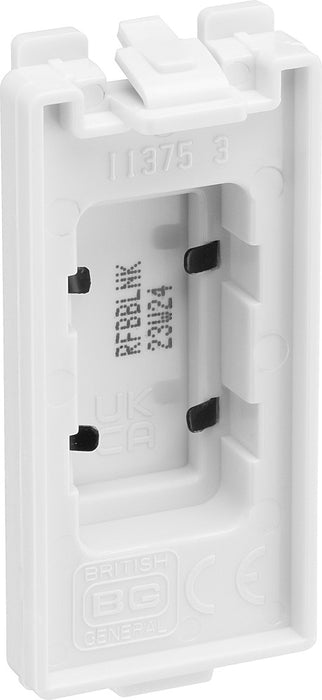 BG RFBBLNK Nexus Grid Blank Module - Matt Black - westbasedirect.com