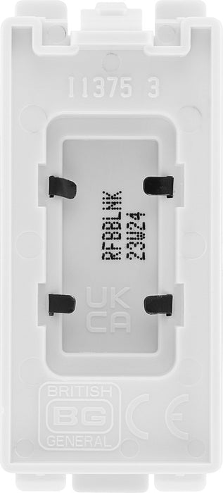 BG RFBBLNK Nexus Grid Blank Module - Matt Black - westbasedirect.com