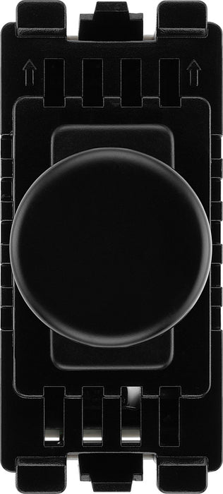 BG RFBDTR Nexus Grid Dimmer 2-Way 200W Trailing Edge - Matt Black - westbasedirect.com