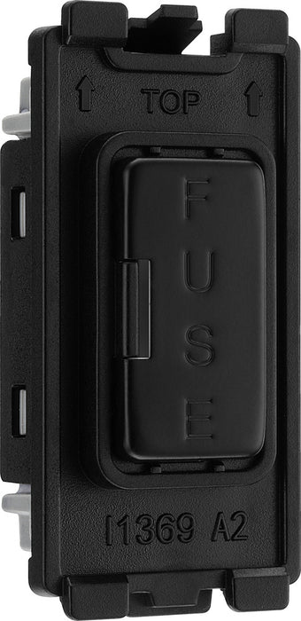 BG RFBFUSE Nexus Grid Fuse Holder - Matt Black - westbasedirect.com