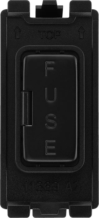 BG RFBFUSE Nexus Grid Fuse Holder - Matt Black - westbasedirect.com