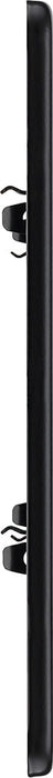 BG RFFB4 Flatplate Screwless 4G Grid Front Plate - Matt Black - westbasedirect.com