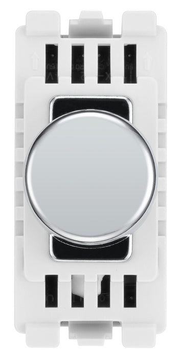 BG RPCDLT Nexus Grid 2-Way Intelligent Dual Mode Dimmer Module - Polished Chrome - westbasedirect.com