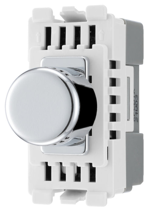 BG RPCDLT Nexus Grid 2-Way Intelligent Dual Mode Dimmer Module - Polished Chrome - westbasedirect.com