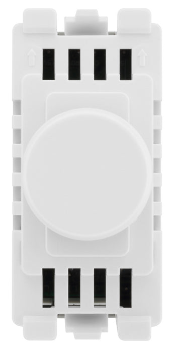 BG Evolve RPCDWDLT Grid 2-Way Intelligent Dual Mode Dimmer Module - White - westbasedirect.com