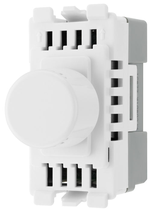 BG Evolve RPCDWDLT Grid 2-Way Intelligent Dual Mode Dimmer Module - White - westbasedirect.com