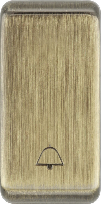 BG RRBELLAB Nexus Grid Rocker Embossed (BELL SYMBOL) - Antique Brass - westbasedirect.com