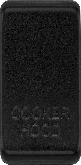 BG RRCHFB Nexus Grid Rocker Embossed (COOKER HOOD) - Matt Black - westbasedirect.com