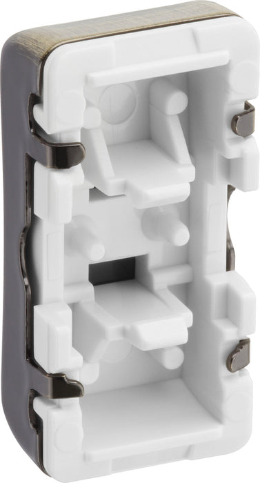 BG RRDWAB Nexus Grid Rocker Embossed (DISH WASHER) - Antique Brass - westbasedirect.com