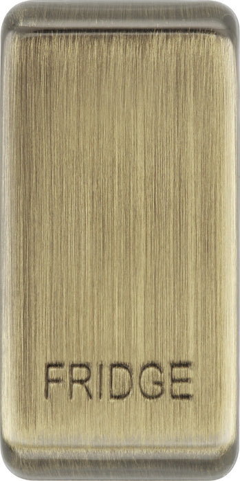BG RRFDAB Nexus Grid Rocker Embossed (FRIDGE) - Antique Brass - westbasedirect.com