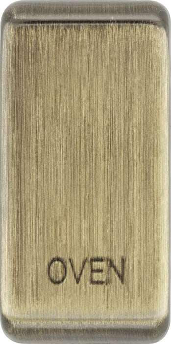 BG RROVAB Nexus Grid Rocker Embossed (OVEN) - Antique Brass - westbasedirect.com