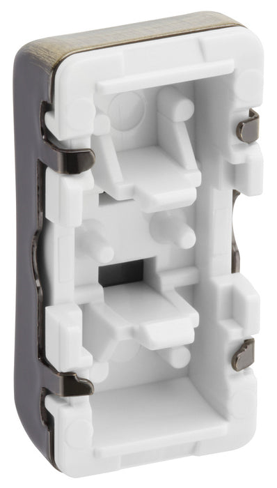 BG RRTDAB Nexus Grid Rocker Embossed (TUMBLE DRYER) - Antique Brass - westbasedirect.com