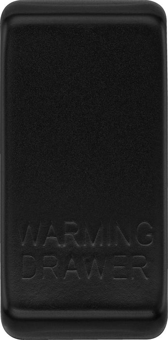 BG RRWDFB Nexus Grid Rocker Embossed (WARMING DRAWER) - Matt Black - westbasedirect.com