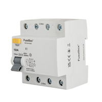 FuseBox RTA1001004S 100A 100mA 4P Type S RCD Time Delayed