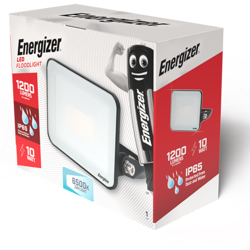 Energizer S10927 10W 1200lm LED Floodlight Daylight 6500K - westbasedirect.com