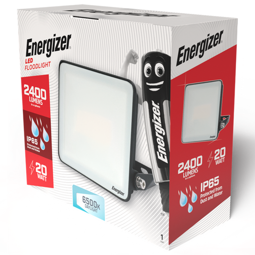 Energizer S10929 20W 2400lm LED Floodlight Daylight 6500K - westbasedirect.com