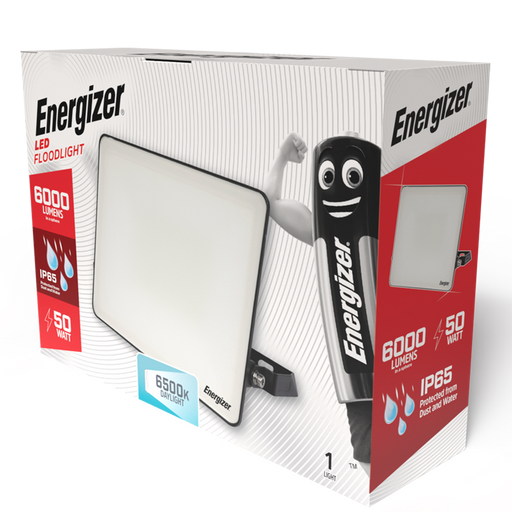 Energizer S10933 50W 6000lm LED Floodlight Daylight 6500K - westbasedirect.com