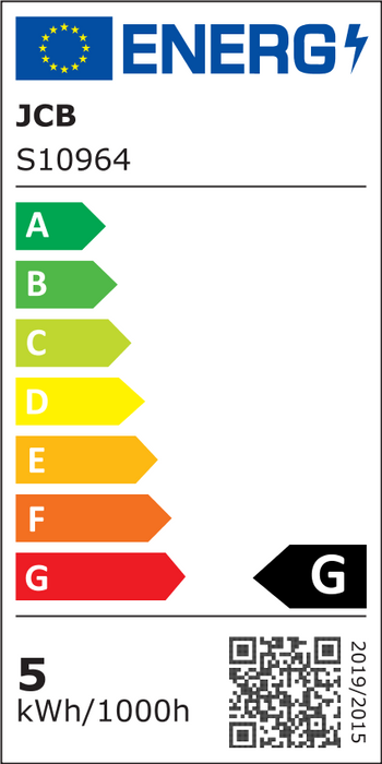 JCB S10964 GU10 Spot LED Bulb 4.9W 345lm Daylight 6500K (12 Pack) - westbasedirect.com