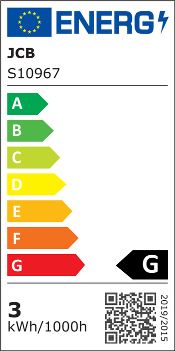 JCB S10967 B22 BC Golf LED Bulb Opal 3W 250lm Warm White 3000K (12 Pack) - westbasedirect.com