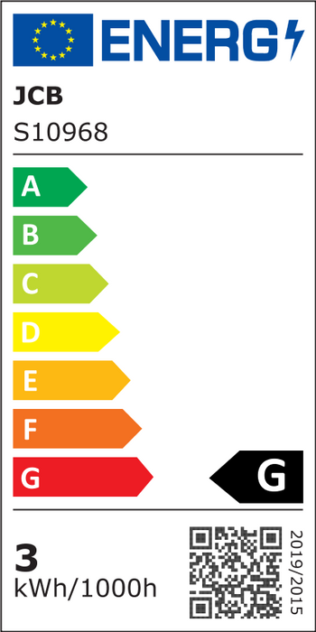 JCB S10968 E14 SES Golf LED Bulb Opal 3W 250lm Warm White 3000K (12 Pack) - westbasedirect.com